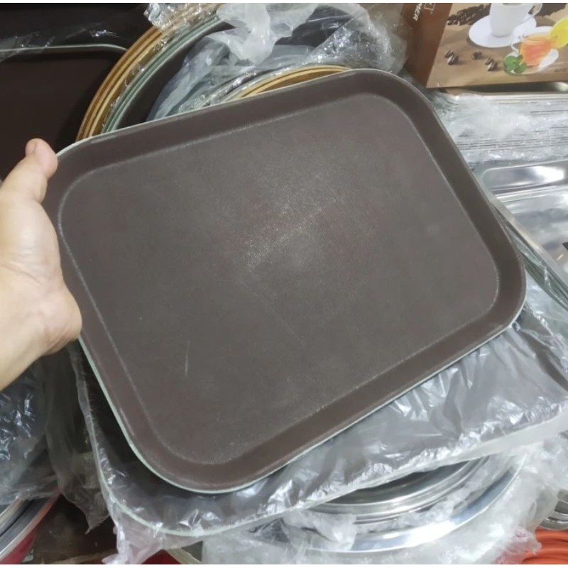 nampan baki anti slip persegi 25cmx35cm