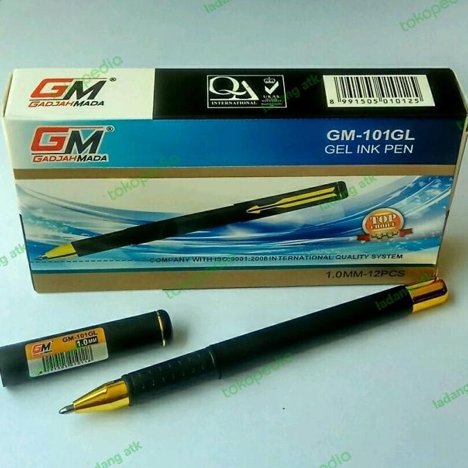 

Produk Baru!! Ballpen / Pulpen / Pena / Bollpen / Gellpen Besi / GM 101GL 1.0 Gold