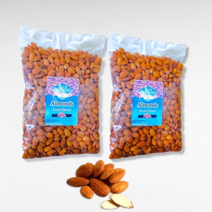 

kacang almond kupas panggang 250gr termurah