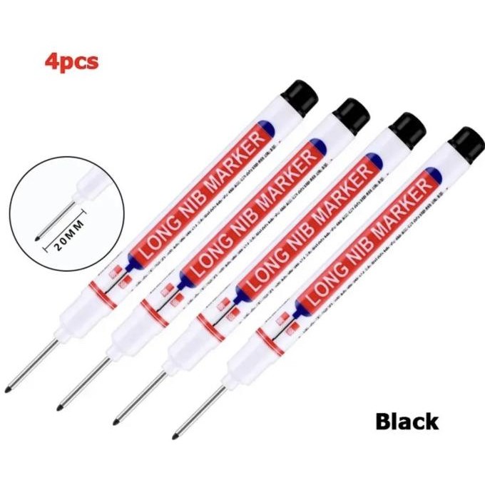 

Produk Baru!! Spidol Marker Pulpen Kepala Panjang Long Head Anti Air Penanda Besi Kayu Pena Pertukangan