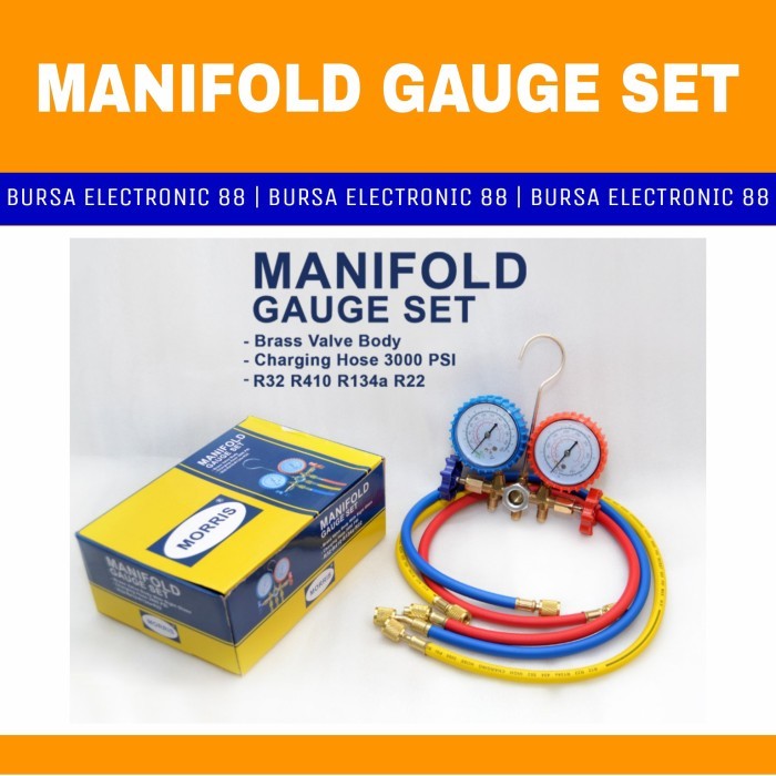 &<&<&<&] Brass Manifold Gauge Set