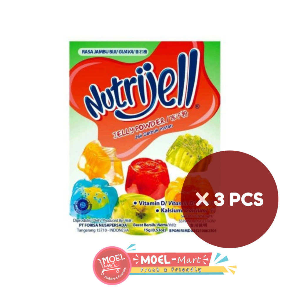 

NUTRIJELL Rasa Jambu Biji 3pcs x 15gr