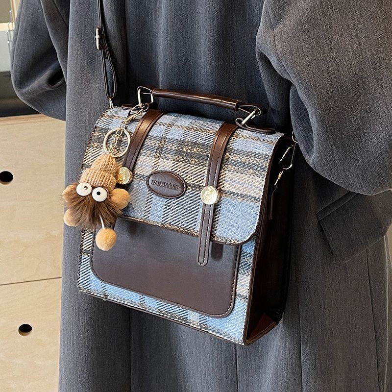 Tas Ransel Kotak-kotak Wanita, Tas Ransel Modis untuk Wanita