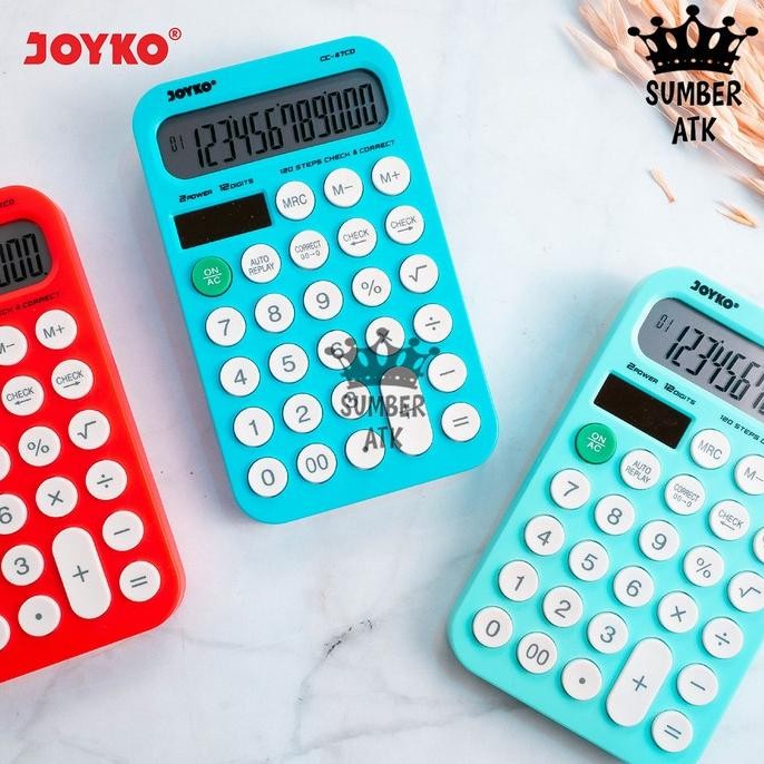

Sale Calculator Kalkulator Joyko CC-47CO 12 Digits Check Correct Premium