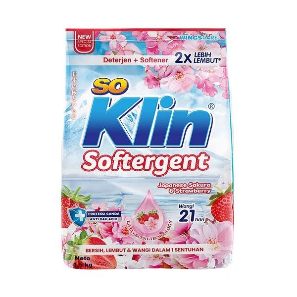 SOKLIN SOFTERGENT SAKURA DET 1.5 KG