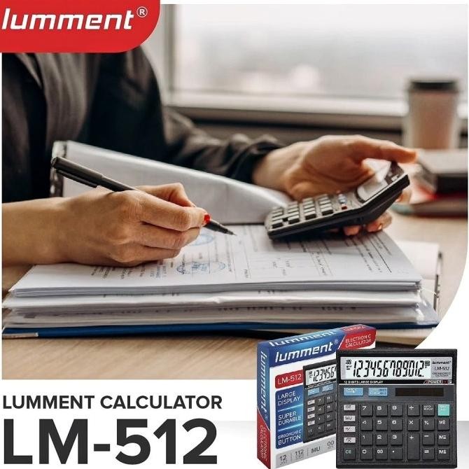 

Un04 LM 512 Kalkulator 12 Digit Calculator Model Citizen Large Display SNI Viral