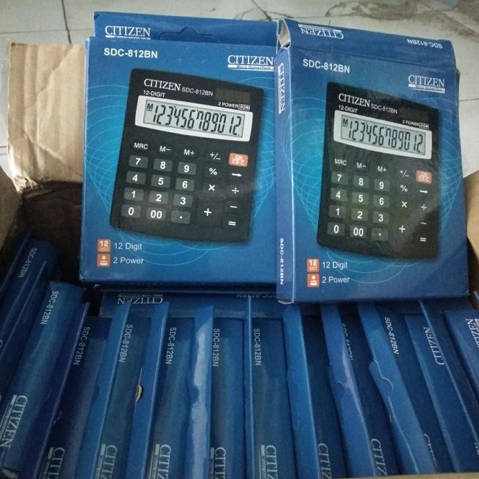 

ukd- kalkulator citizen SDC-812BN 1 pcs Berkualitas