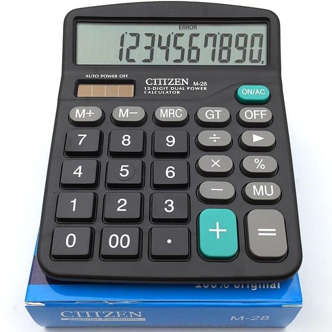 

yl-24 Citijen Kalkulator 12 Digit Elektronik - M28 calculator Terlaris