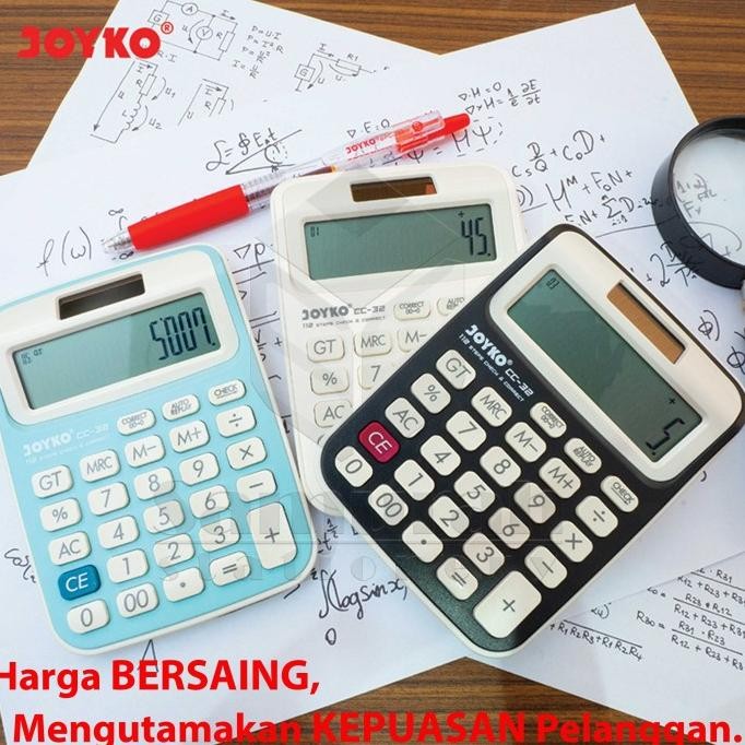 

He13 Kalkulator Joyko CC 32 / Mesin Hitung CC-32 / Calculator 12 Digit Premium