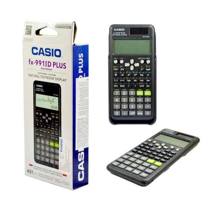 

Am67 Kalkulator CASIO FX-991 ID PLUS 2nd Calculator Scientific Hemat