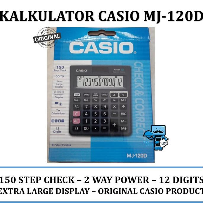 

Sale! Kalkulator Casio MJ 120D Original