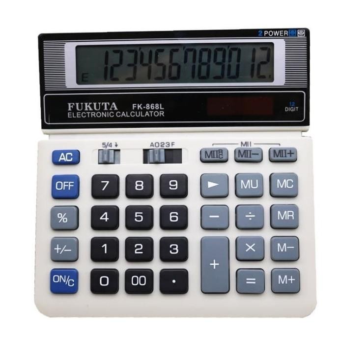 

hj-64 Kalkulator FK - 868 L/ Calculator 12 Digit Kalkulator Premium