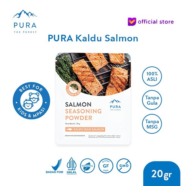 

Pura Kaldu Sachet Salmon 20gr - Kaldu MPASI Anak
