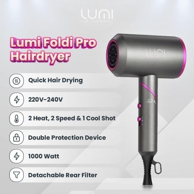 Lumi Professional Hairdryer Lumi / Alat Pengerting Rambut Hairdryer Li