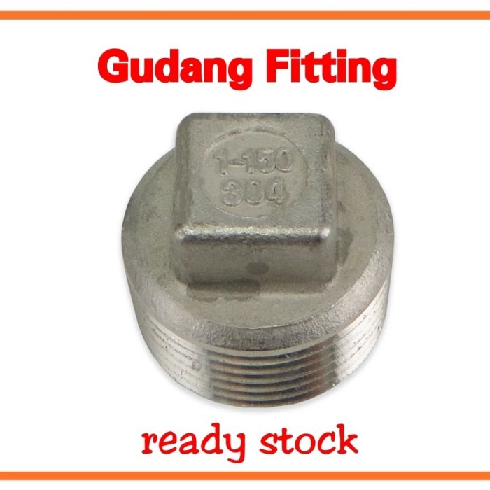 Plug / Dop stainless drat luar 1/4"inch