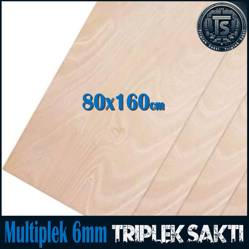 Multiplek Triplek 6mm 80x160 cm ISI 2 LEMBAR ( 6 mm | 80x160cm | 160x80cm | 160x80 | 80 x 160 cm )