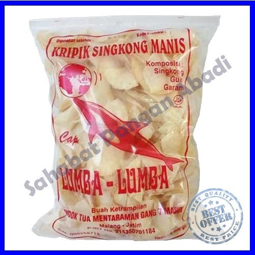 

EKSLUSIF Keripik Kripik Singkong Lumba Rasa Manis Asin 500Gr