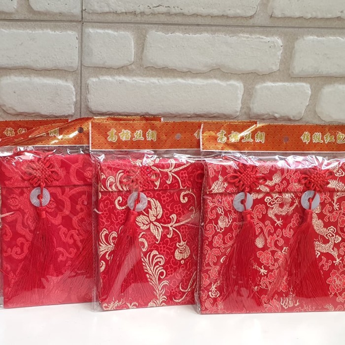 

Dompet Kain Jumbo Angpao Jumbo Koin Giok Amplop Kado Uang Imlek