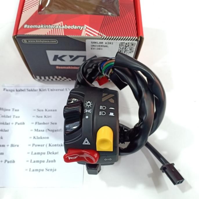 Saklar Kiri Ktc Kytaco Ev 381 Universal/ Saklar Lampu Matic Ktc Kytaco