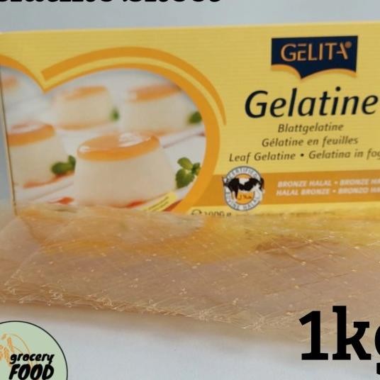 

Gelatin Sheet 300 Sheet/ Gelatine Sapi Halal 1Kg / Gelatine Lembaran