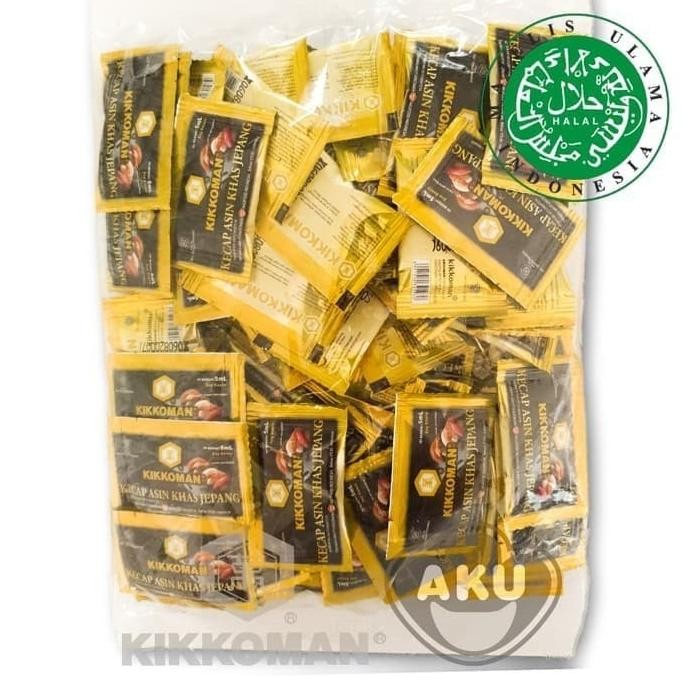 

KIKKOMAN SHOYU HALAL 5ml | Kecap Asin Khas Jepang Sachet 100 pcs CS81