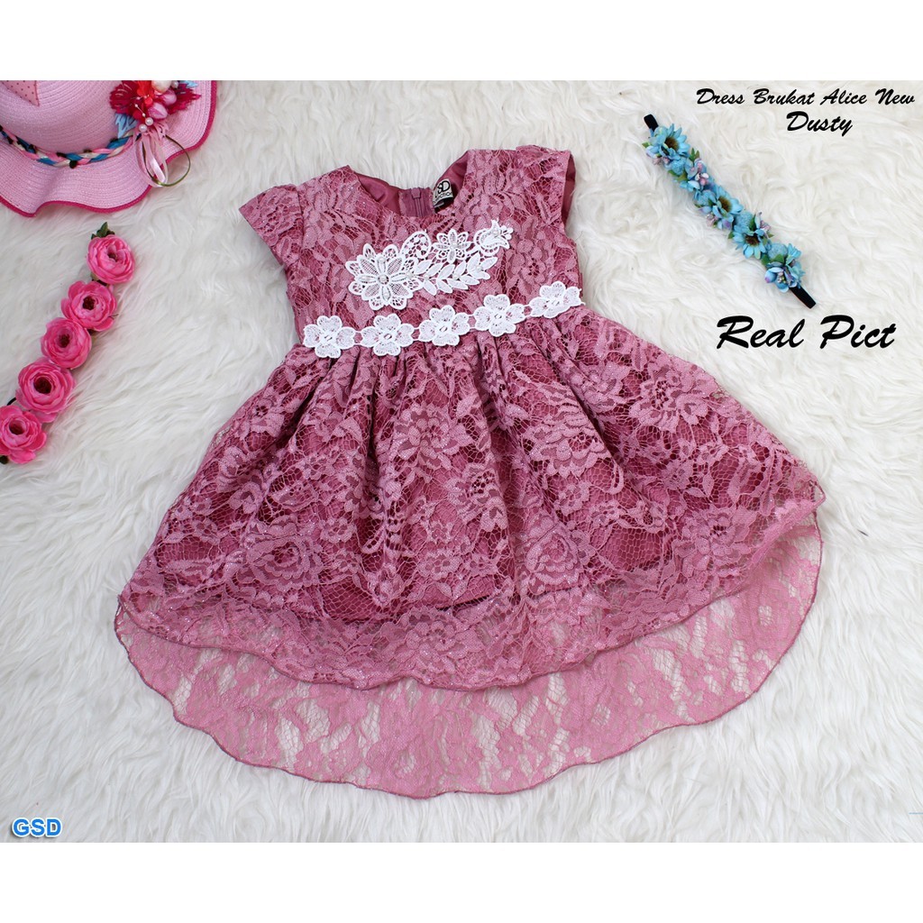 Dres Anak Terbaru 2024 Gaung Cewek Umur 2-10 Thn Gamis Kekinian Korean Style Gaun Pesta Ulang Tahun 