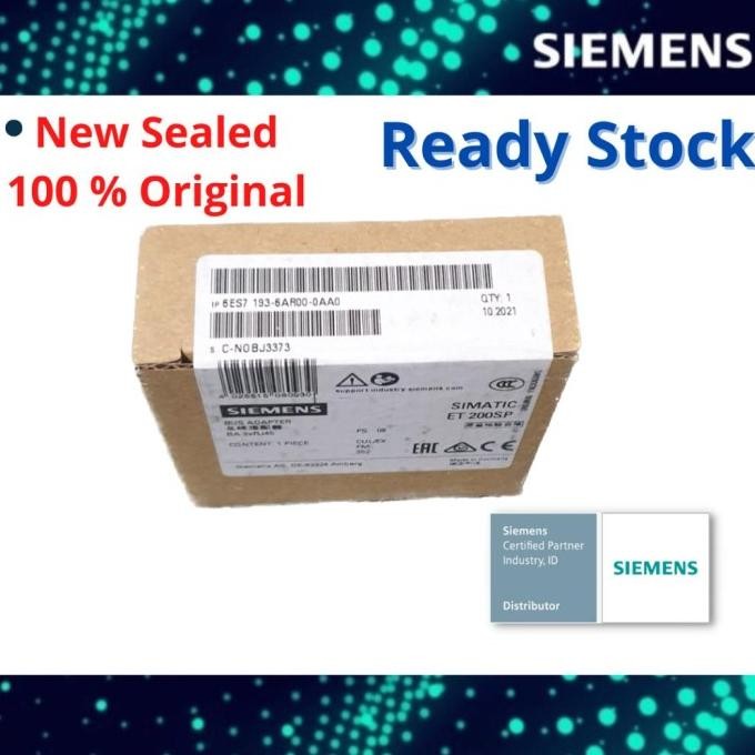 Siemens 6Es7193-6Ar00-0Aa0 Simatic Et 200Sp, Busadapter Ba 2Xrj45 Sale
