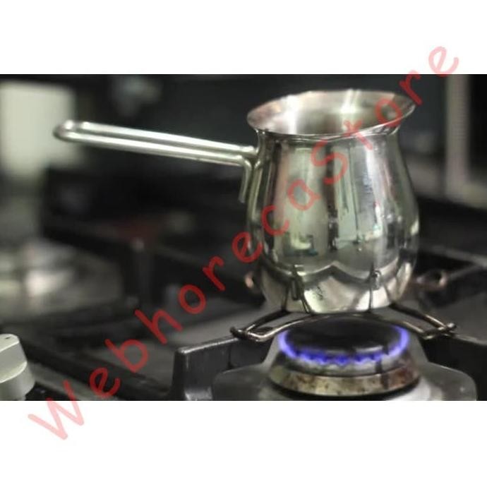 Premium Promo Zebra Arabic Turkey Coffee Pot Maker 6 Cm/ Panci Gayung Kopi 220 Ml Rt-69