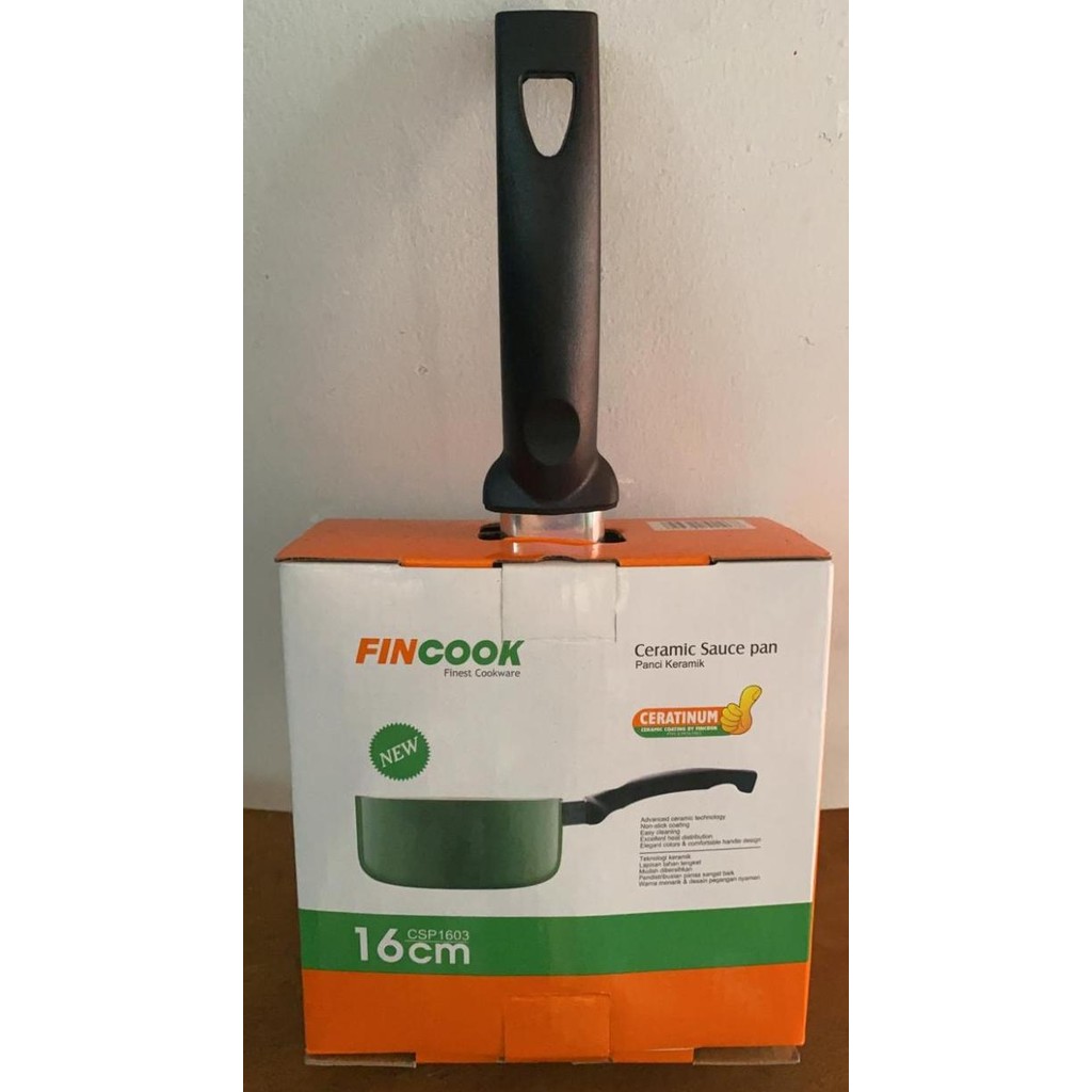 Hot Terbaru Fincook Ceramic Sauce Pan Csp 1603 16Cm Paling Laris