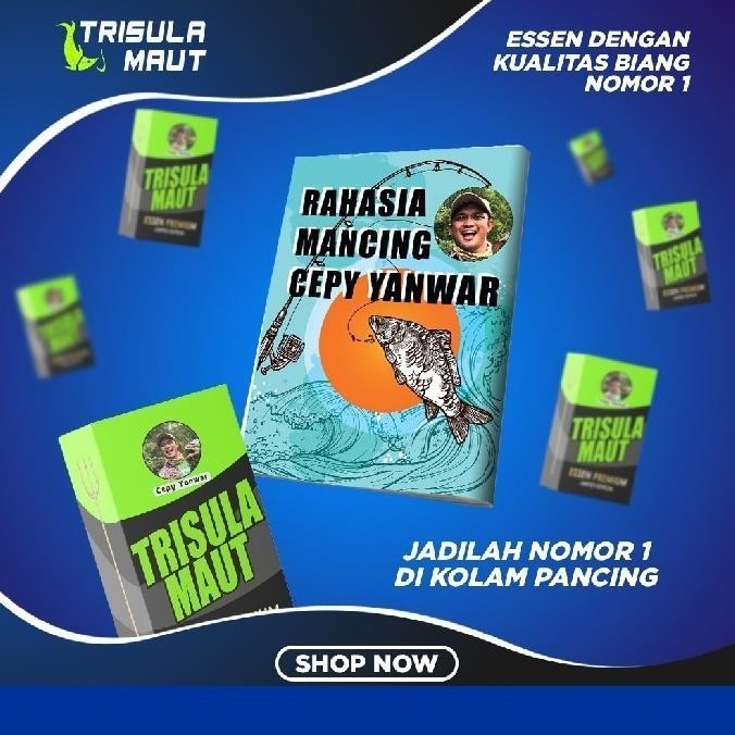 Diskon Spesial Essen Ikan Bawal Trisula Maut Umpan Pancing Harian, Galatama, Galapung Jy-6
