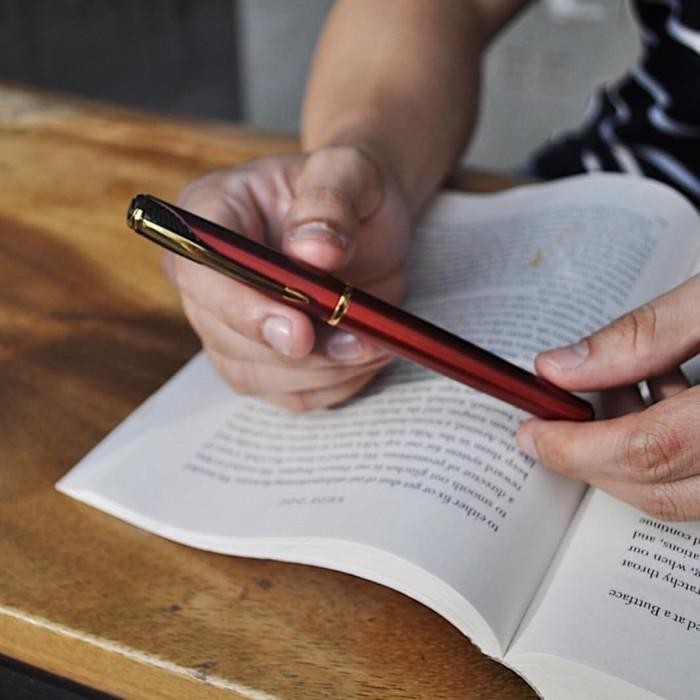 

Parker Inflection Limited Edition Fire Red Fountain Pen Terbaru Original