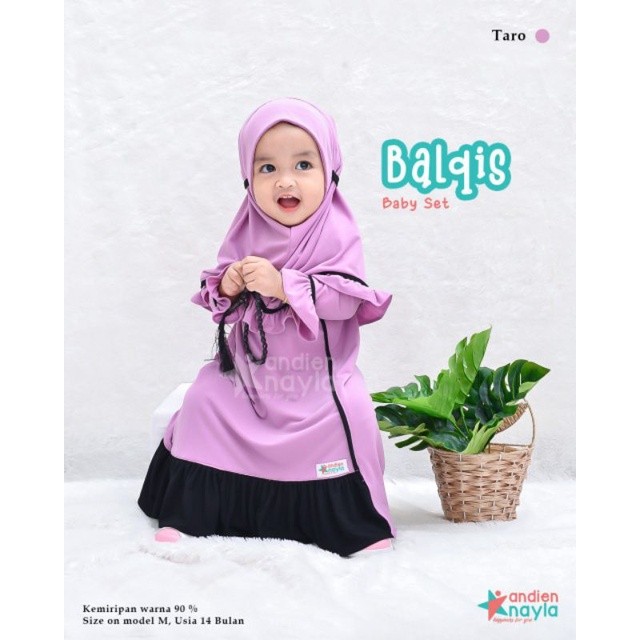 MOUZA GAMIS ANAK BABY SET BALQIS