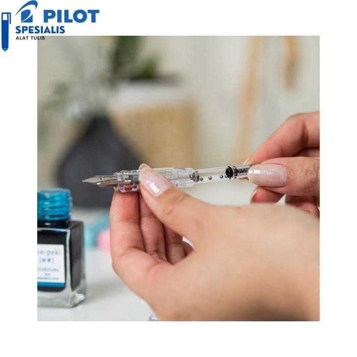 

Promo Pilot Kakuno Barrel Clear Fountain Pen / Pen Tinta Fka-1Sr-Nc - Clear, Extra Fine Original Original