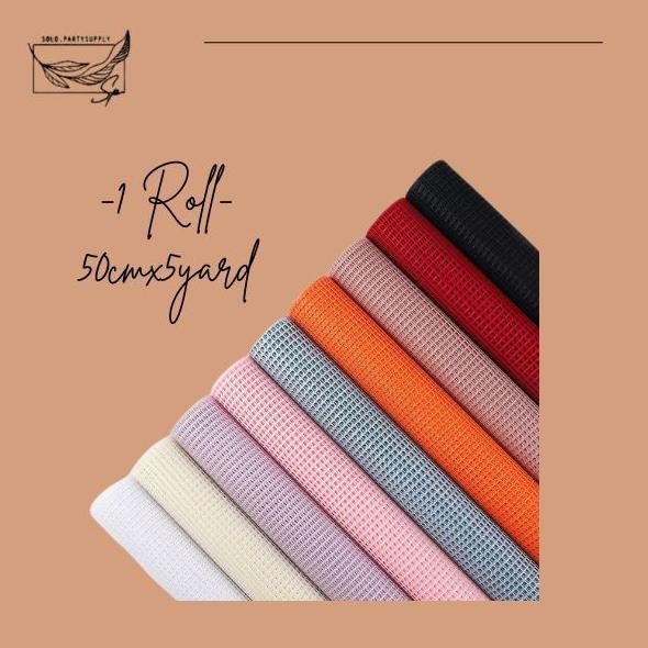 

VIRAL (SW) TERLARIS FLOWER MESH KOREAN SQUARE NET Korean Jaring2 Net Roll JARING BESAR POLYNET Spider Mesh Roll UNTUK Buket wedding/wisuda tuk-7