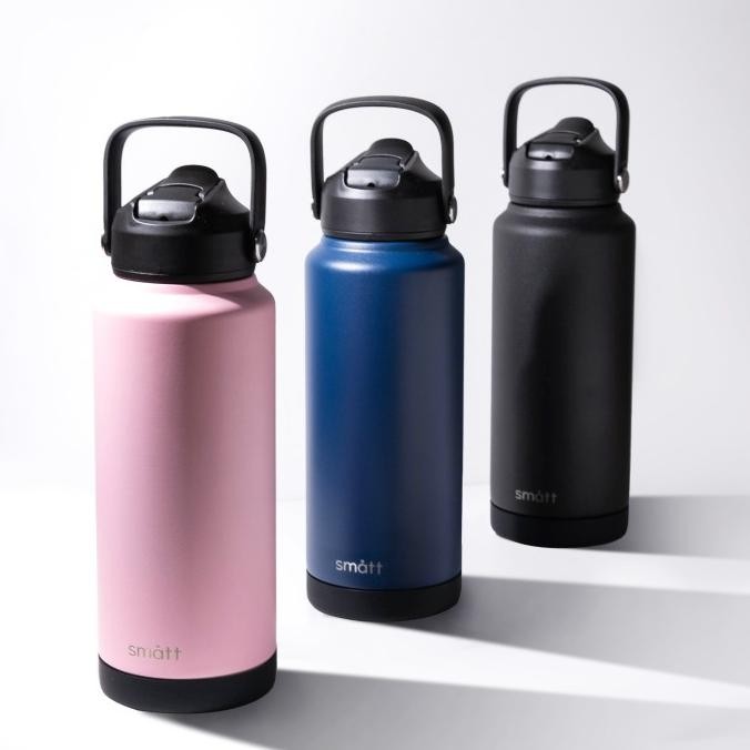 Smatt Double Insulation Bottle Termos 1 Liter Tumbler Stainless 1000Ml