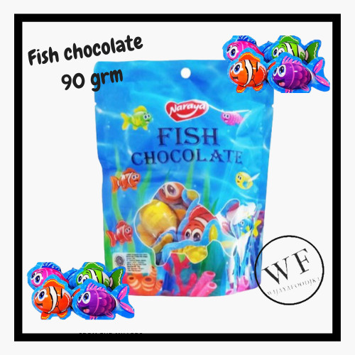 

Naraya Fish Chocolate Mini / Cokelat Bentuk Ikan / Choco Fish 90Grm