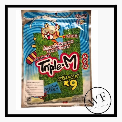 

Triple M Roasted Seaweed King Crab/ Snack Rumput Laut 45Grm