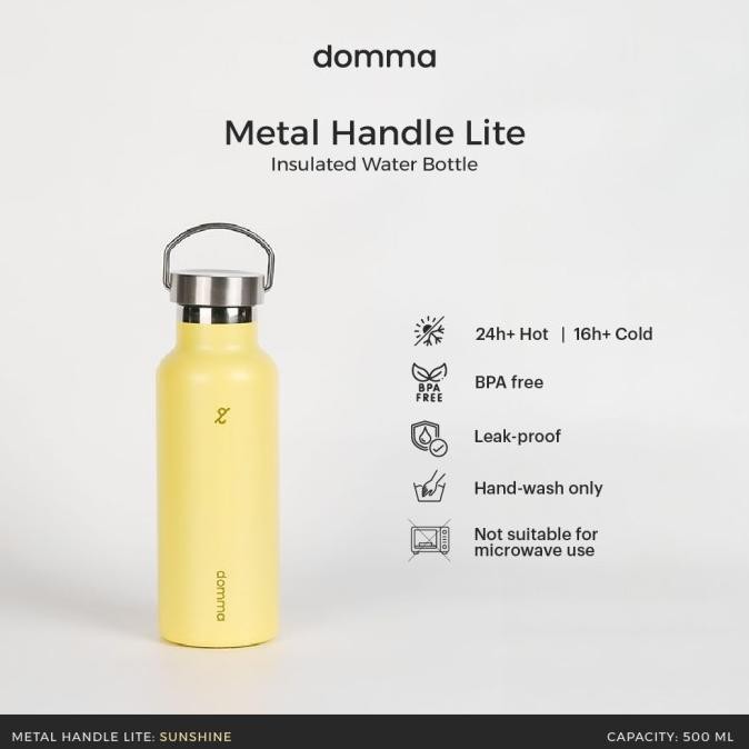 [Domma] 500 Ml Botol Minum Termos Stainless Tumbler Kopi
