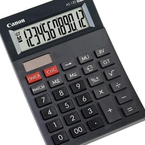 

Kalkulator Canon As 120 - 12 Digit - Kalkulator Meja Kantor
