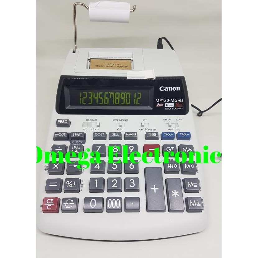 

Canon Calculator Mp120-Mg - Printing Struk Kasir Kalkulator 12 Digits