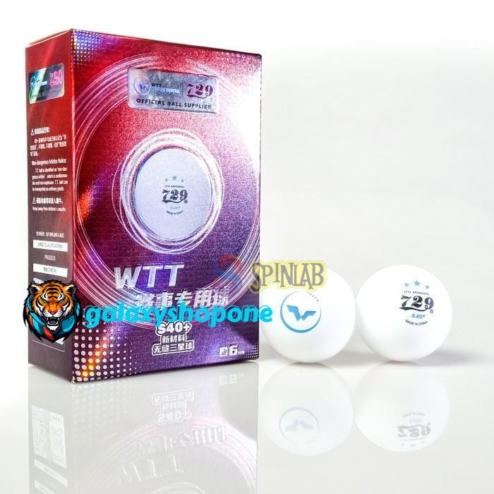 BOLA PINGPONG TENIS MEJA 729 S40+ WTT SEAMLESS KUALITAS TERBAIK