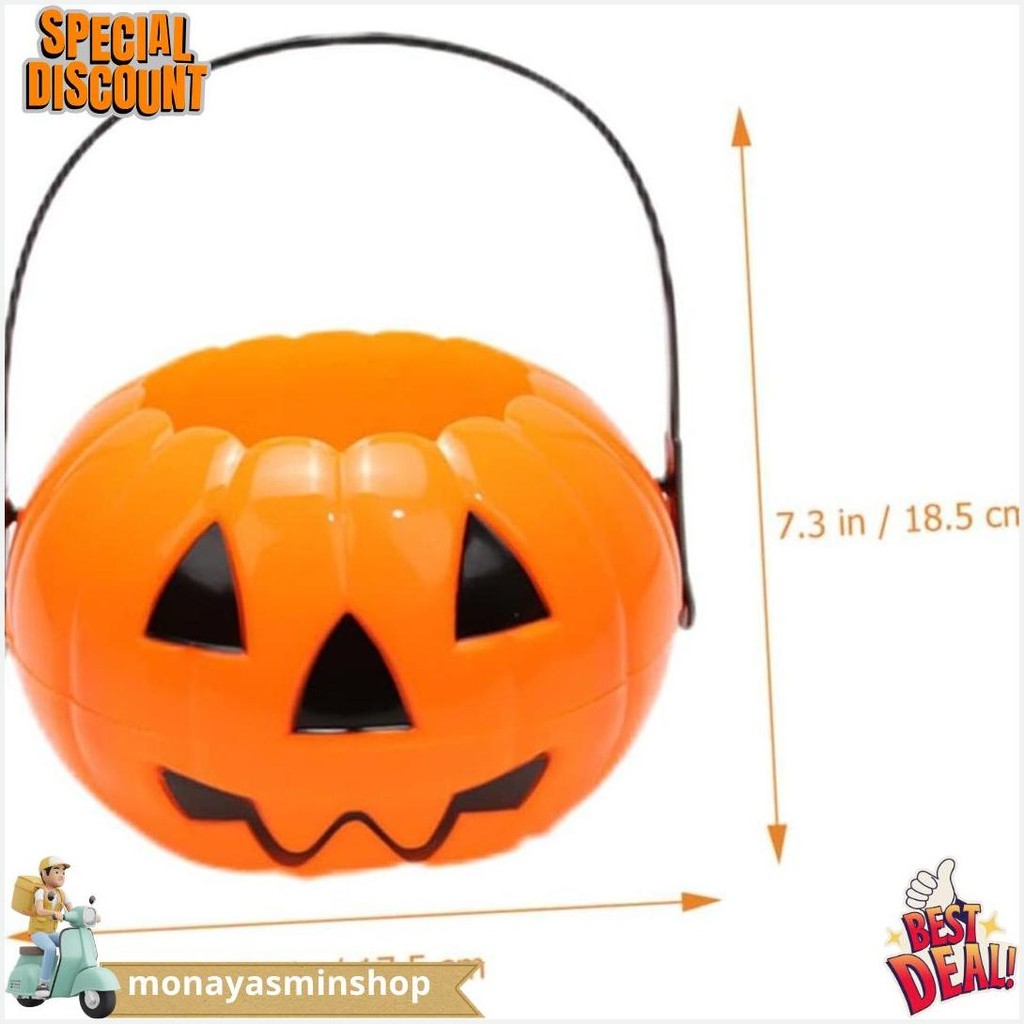 

Tas Labu Permen Halloween Trick Or Threat Pumpkin Siap Kirim
