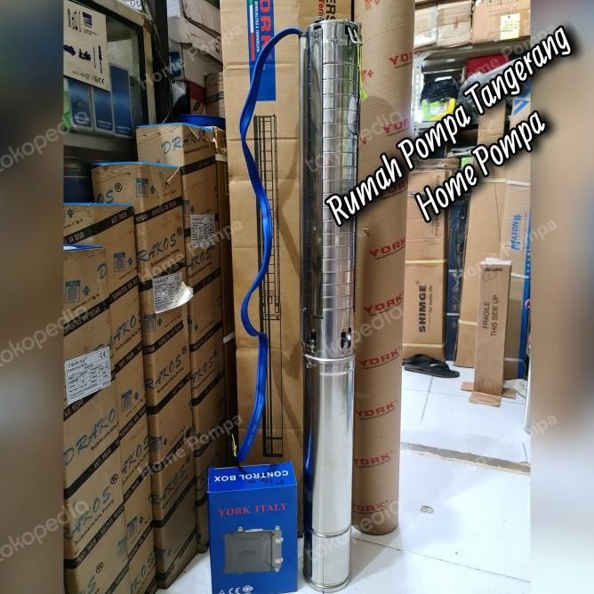 Submersible York 1.5Hp 4Syk3/18 Pompa Satelit York Italy