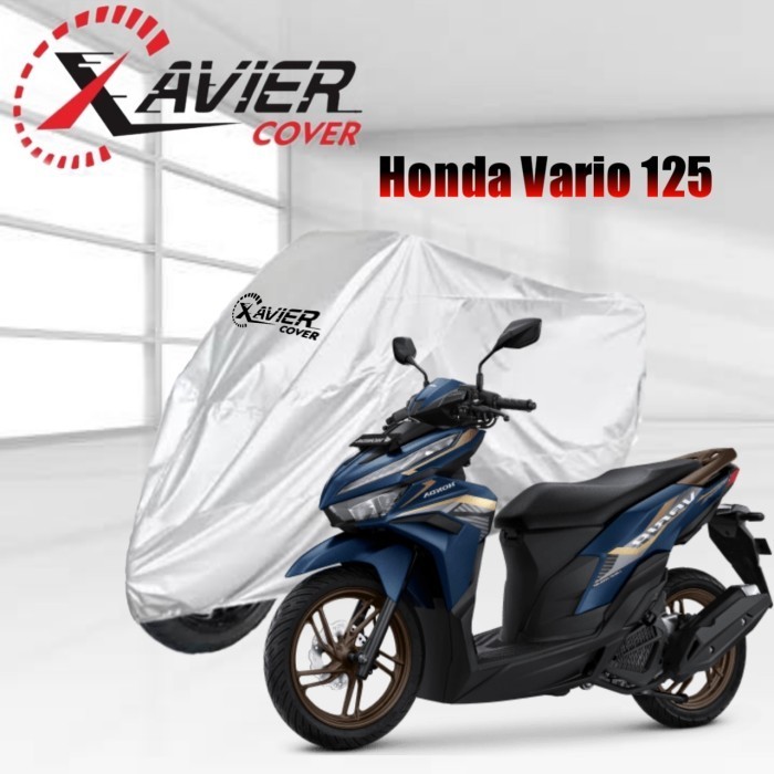 Cover / Sarung Motor Honda Vario 125 Cover SILVER Waterproof