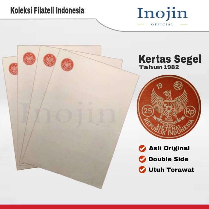 

Kertas Segel Tahun 1982 Asli