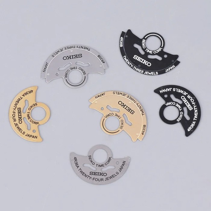 Ready MOD SEIKO NH35 NH36 ROTOR METAL SHEET LOGO HAMMER PATCH LOGO BANDULAN
