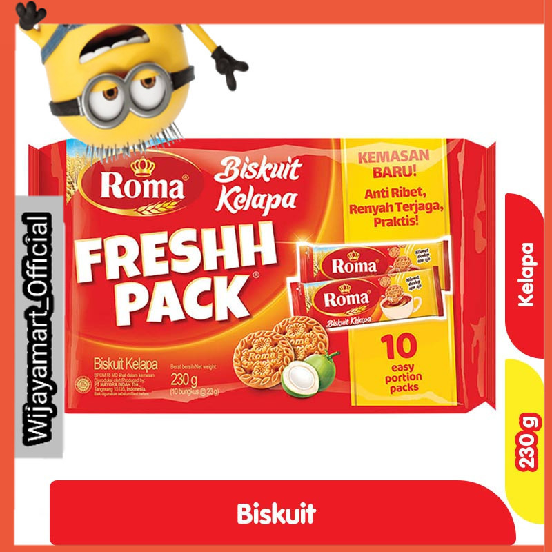 

Roma Biskuit Kelapa Fresh Pack 230 g