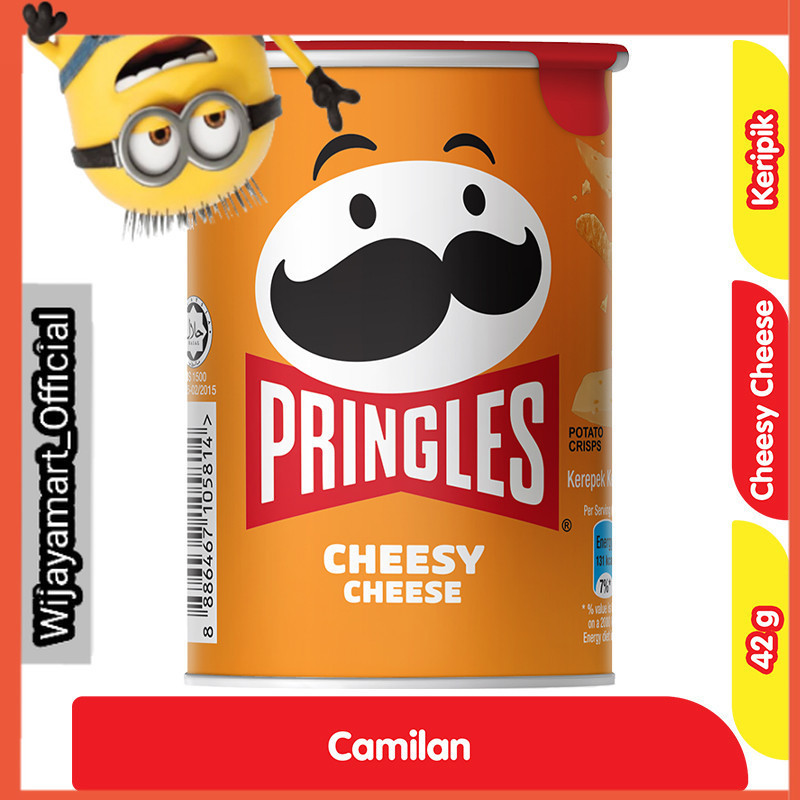 

Pringles Keripik Kentang Keju Cheesy Kaleng 42 g