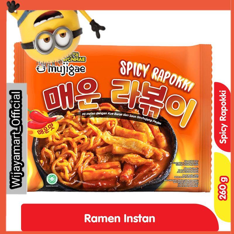 

Mujigae Mi Instan Rapokki Pedas 260 g