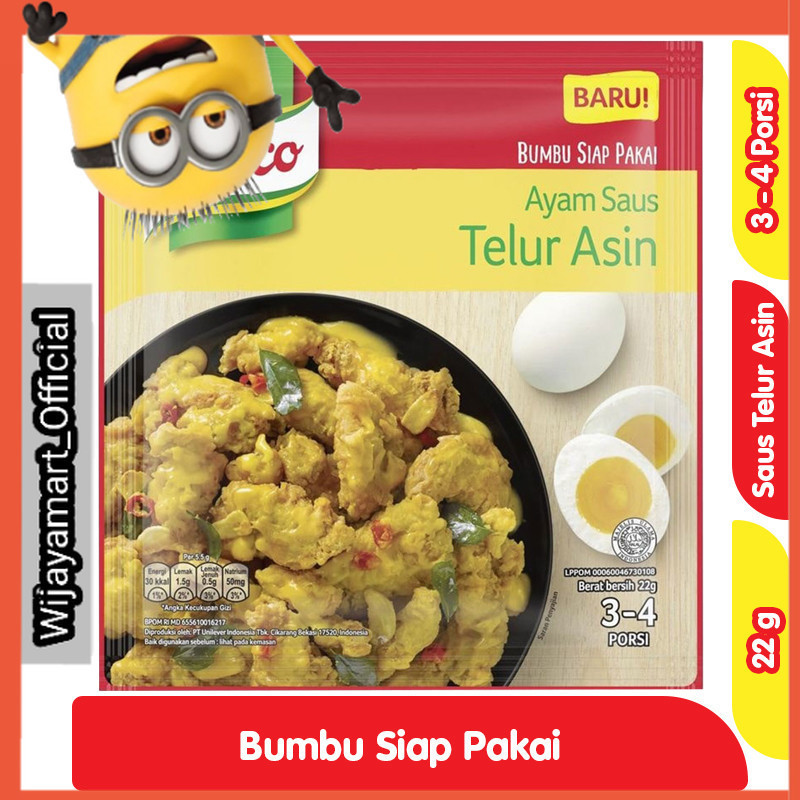 

Royco Bumbu Instan Ayam Saus Telur Asin 22 g